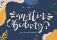 Aunten Bedany Font - Featured Image