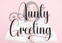 Aunty Greeting Font - Featured Image