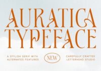 Auratica Typeface Font - Featured Image