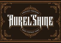 Aurel Shine Font - Featured Image