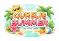 Aurelie Summer Font - Featured Image