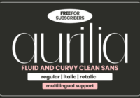 Aurilia Font - Featured Image