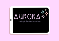 Aurora Font - Featured Image