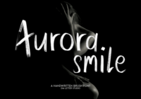 Aurora Smile Font - Featured Image