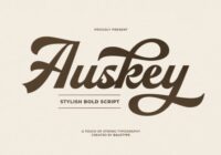 Auskey Font - Featured Image