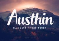 Austhin Font - Featured Image
