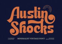 Austin Shocks Font - Featured Image