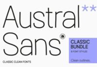 Austral Sans Font - Featured Image