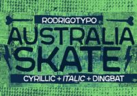 Australia Skate Font - Featured Image