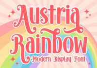 Austria Rainbow Font - Featured Image