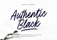 Authentic Black Font - Featured Image