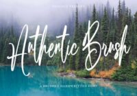 Authentic Brush Font - Featured Image