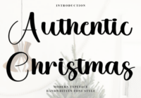 Authentic Christmas Font - Featured Image