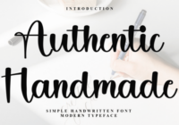 Authentic Handmade Font - Featured Image