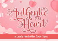 Authentic Heart Font - Featured Image