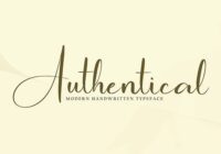 Authentical Font - Featured Image