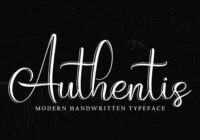 Authentis Font - Featured Image