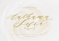 Authumn Sofia Font - Featured Image