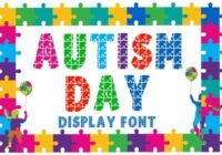 Autism Day Font - Featured Image
