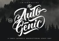 Autogenic Font - Featured Image