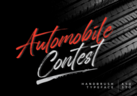 Automobile Contest Font - Featured Image