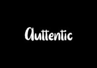 Auttentic Font - Featured Image