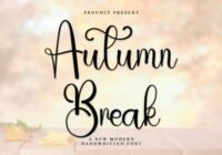 Autumn Break Font - Featured Image