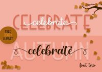 Autumn Celebrate Font - Featured Image