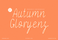 Autumn Gloryenz Font - Featured Image