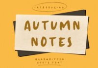 Autumn Love Font - Featured Image