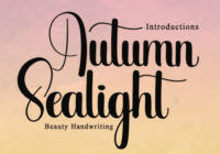 Autumn Sealight Font - Featured Image