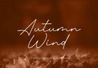 Autumn Wind Font - Featured Image