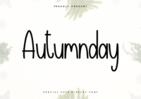 Autumnday Font - Featured Image