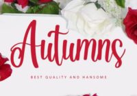 Autumns Font - Featured Image