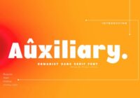 Auxiliary Font - Featured Image