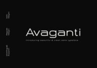 Avaganti Font - Featured Image