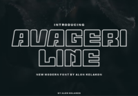 Avageri Line Font - Featured Image