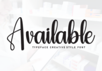 Available Font - Featured Image