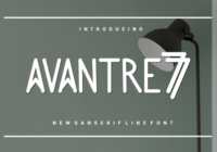Avantre77 Font - Featured Image