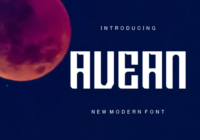 Avean Font - Featured Image