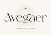 Avegaer Font - Featured Image