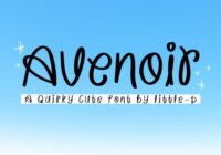 Avenoir Font - Featured Image
