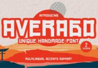 Averago Font - Featured Image