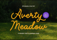 Averty Meadow Font - Featured Image
