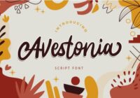 Avestonia Font - Featured Image