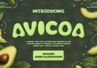 Avicoa Font - Featured Image