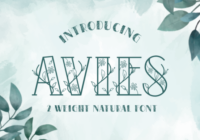 Avies Font - Featured Image