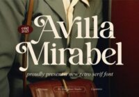 Avilla Mirabel Font - Featured Image