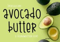 Avocado Butter Font - Featured Image