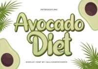 Avocado Diet Font - Featured Image